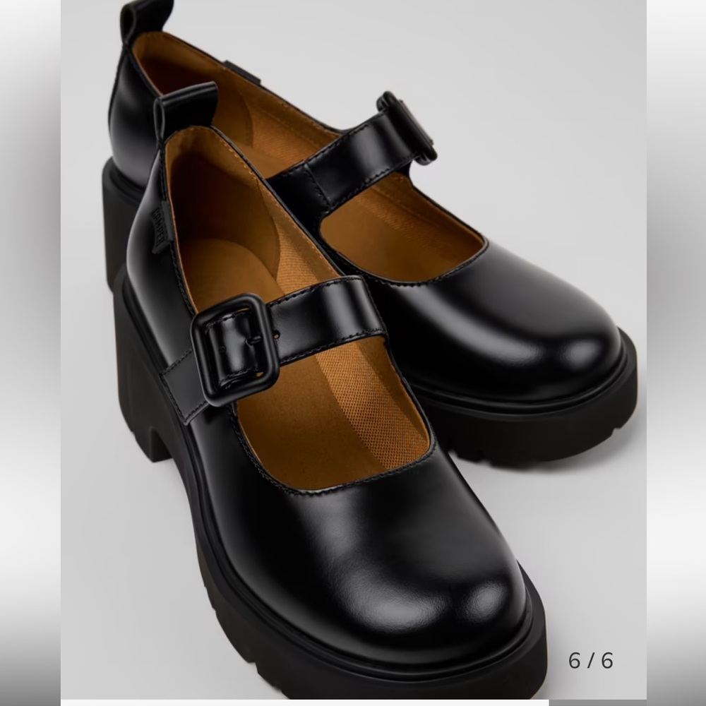 CAMPER Like New Platform Mary Janes